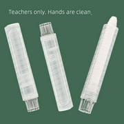 HomiTools Sidewalk Chalk Holders Railroad Chalk Holder Plastic Adjustable Chalk Clip Holder For Teachers Students Or Classroom Sidewalk Chalk Holders; Classroom Supplies; Teacher Tools Clear